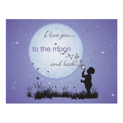I Love You to the Moon and Back-Cards Postcards