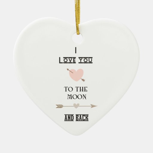 i love you to the moon and back double sided heart ceramic i love you to the moon and back double sided heart ceramic
