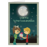 I love you to the moon and back - GCard
