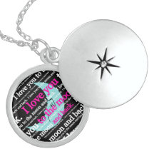 I Love You to the Moon and Back Gifts Necklaces