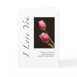 I Love You Tulips Greeting Cards