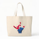 I Love You USA Flag Bag by Bigboy20769 I Love You USA Flag Bag