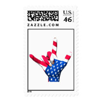 I Love You USA Flag Stamp by Bigboy20769 I Love You USA Flag Stamp