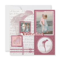 I Love You Valentine Photo Card invitations by funny_tshirt I Love You Valentine Photo Card invitations