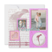 I Love You Valentine Photo Card invitations by funny_tshirt I Love You Valentine Photo Card invitations