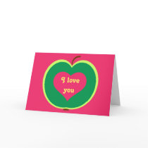 I Love You Valentines Day Card