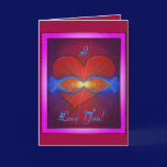 I Love You Valentines Day Card