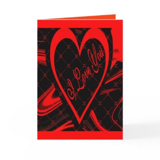 I Love You - Valentine's Day Card card