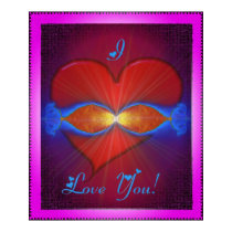 I Love You Valentine's Day Poster