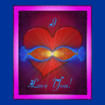I Love You Valentine's Day Poster posters
