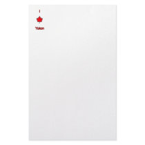 I Love Yukon Custom Stationery