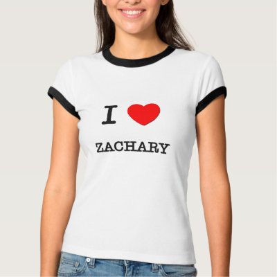 I Love Zachary T-shirts by ilovemyshirt