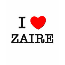 I Love Zaire t-shirts