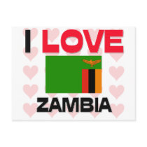 I Love Zambia postcards by tshirtshirts I Love Zambia postcards