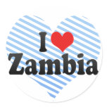 I Love Zambia Sticker