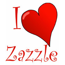 I Love Zazzle t-shirts