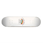 I love zebras deal with it custom skate board