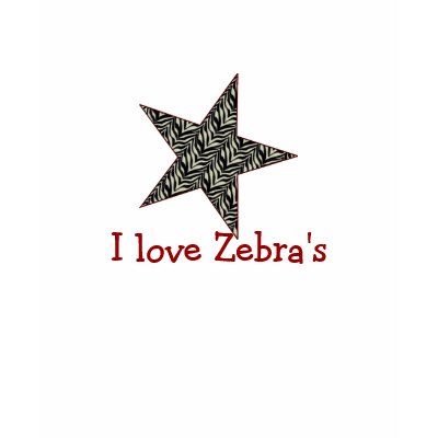 I love Zebra's Ladies Longsleeve Tshirt by SayItNow