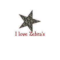 I love Zebra's Ladies Longsleeve Tshirt