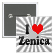 I Love Zenica, Bosnia and Herzegovina Pin