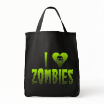 I Love Zombies Halloween Horror bags by CandyRazor I Love Zombies Halloween Horror bags