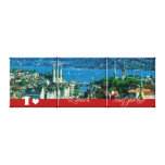 I Love Zuerich Switzerland - Wrapped Canvas Stretched Canvas Prints