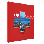 I love Zuerich, Switzerland - Wrapped Canvas Stretched Canvas Prints