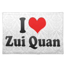 I love Zui Quan Place Mat