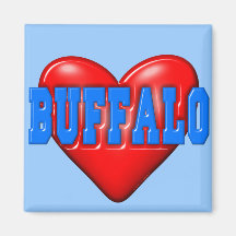 I LoveBuffalo Fridge Magnet