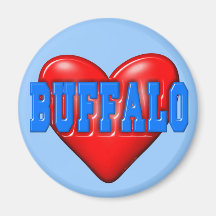 I LoveBuffalo Fridge Magnets