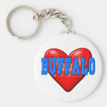 I LoveBuffalo Key Chain