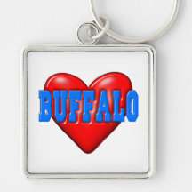 I LoveBuffalo Keychains