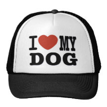 I LOVEMY DOG HAT
