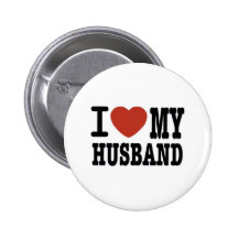 I LOVEMY HUSBAND PINBACK BUTTONS