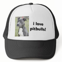 i lovepitbulls! hats