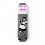 I LUV 2 COSPLAY maid deck Skate Board