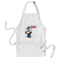 I Luv 2 Play Futball Bear aprons