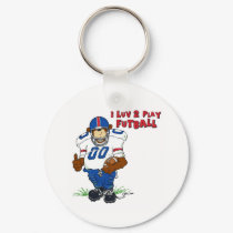 I Luv 2 Play Futball Bear keychains by KG_Designs I Luv 2 Play Futball Bear keychains
