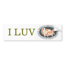 I LUV AAPI bumper stickers by AAPIMSRF I LUV AAPI bumper stickers