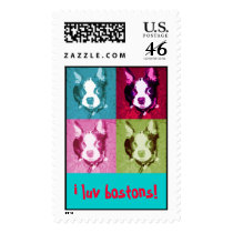 i luv bostons! postage by mdonat i luv bostons! postage