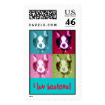 i luv bostons! postage