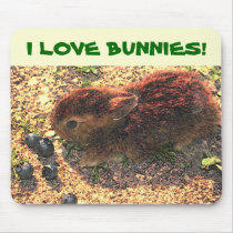 I LUV BUNNIES! Cute mousepads