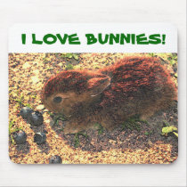 I LUV BUNNIES! Cute mousepads