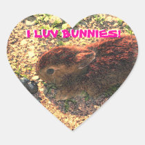 I LUV BUNNIES! Cute stickers