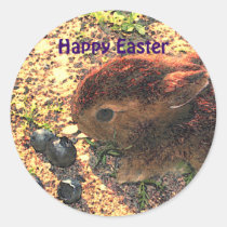 I LUV BUNNIES! Happy Easter stickers