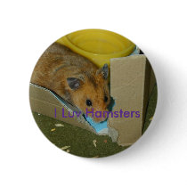I Luv Hamsters Button