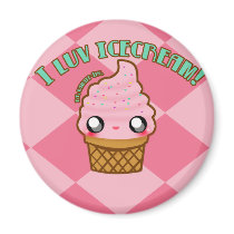 I luv Icecream! magnets