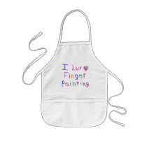 I LUV, kid's apron