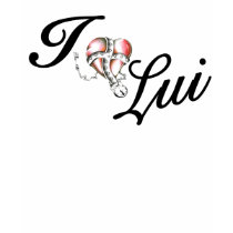 I LUV LUI BABY TEE t-shirts by LOWKEYLUI I LUV LUI BABY TEE t-shirts