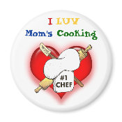 I Luv Mom Magnet magnet
